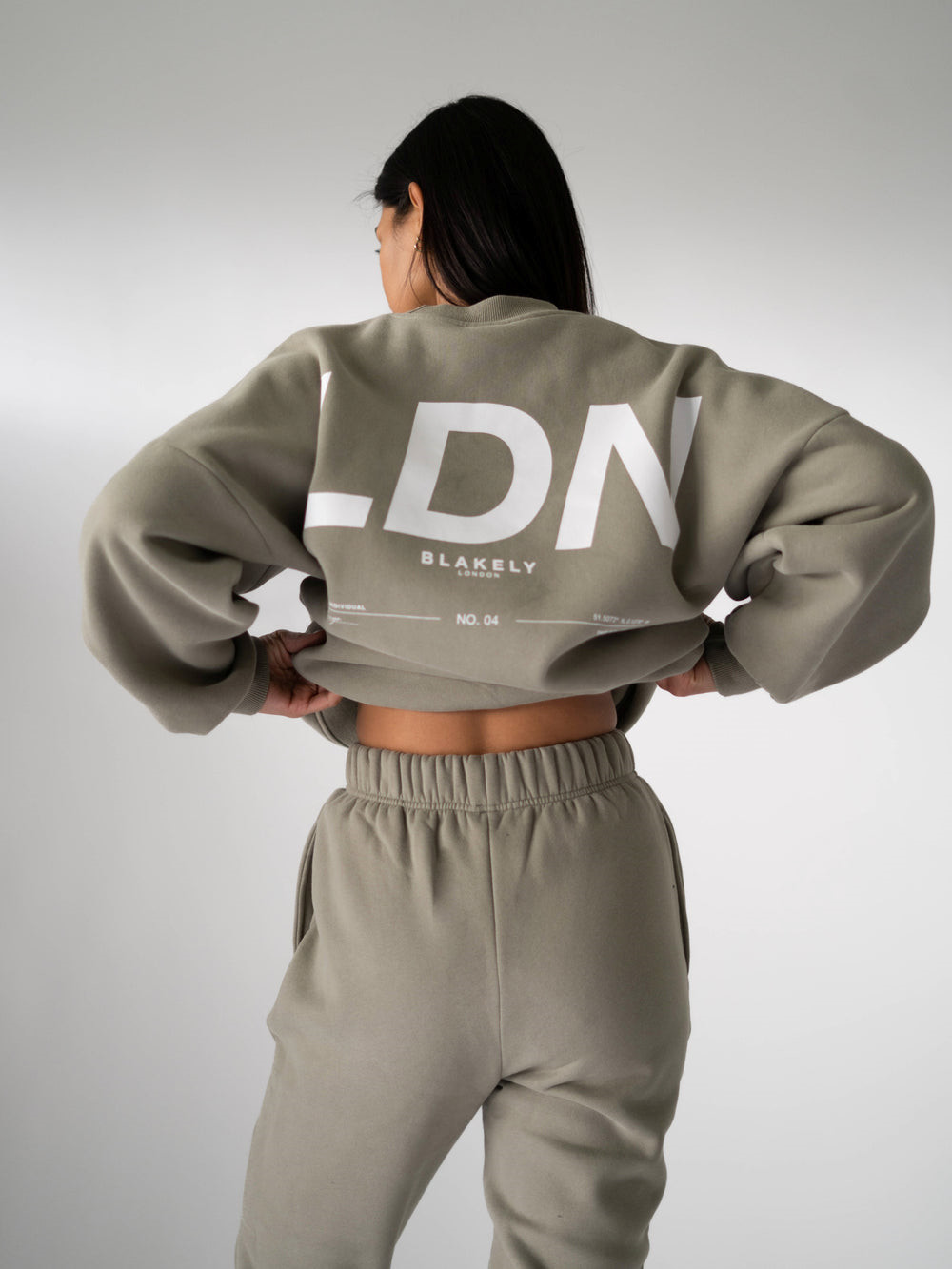 Blakely LDN Womens Oversized Jumper Olivgrün | RPQFWEN-36