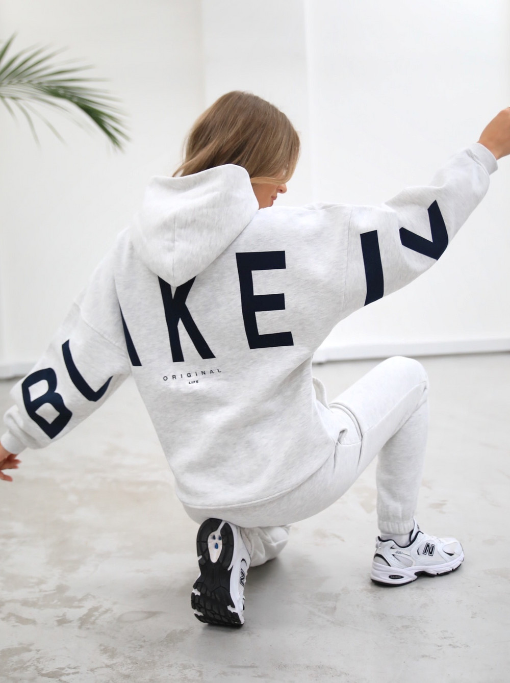 Blakely Life & Style Isabel Oversized Hoodie Weiß | PZNOVBQ-78