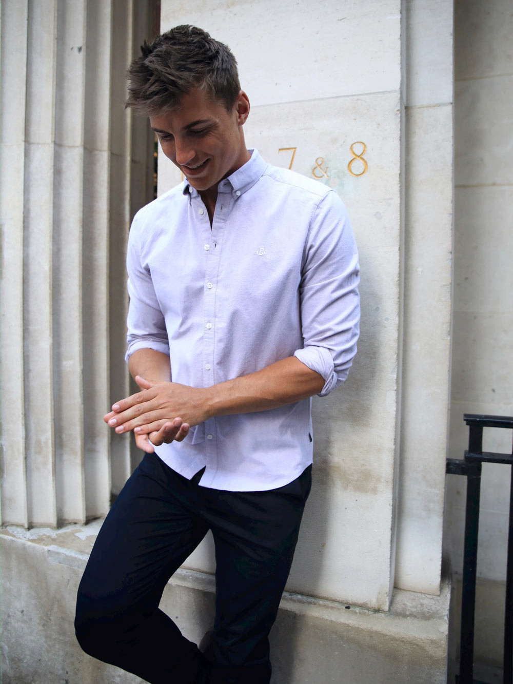 Blakely Lisbon Shirt Stone | LCIJUHS-60