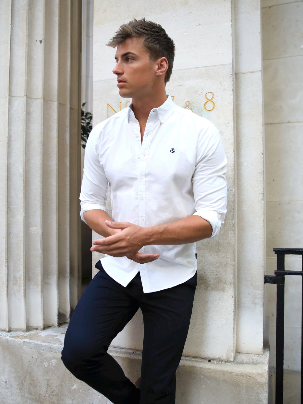 Blakely Lisbon Shirt Weiß | AWNXQYV-45