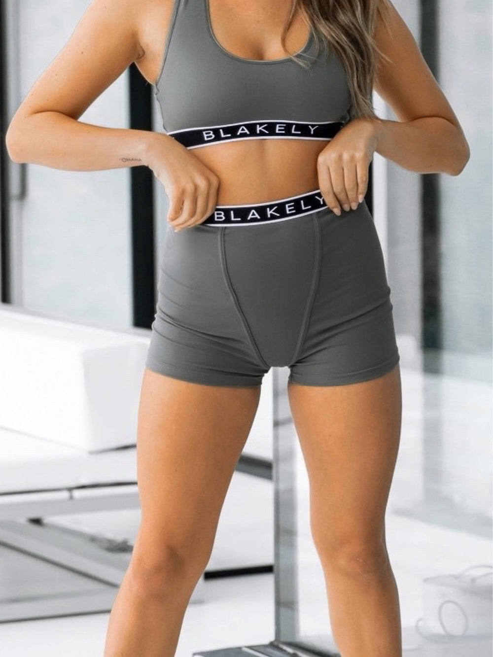 Blakely Lola Boyfriend Shorts Charcoal | GTIRQZP-32