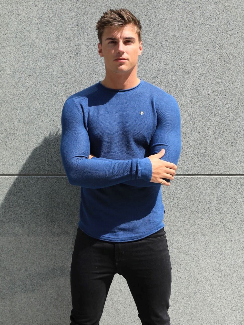 Blakely Mason Knit Jumper Blau | HOCDSZA-67