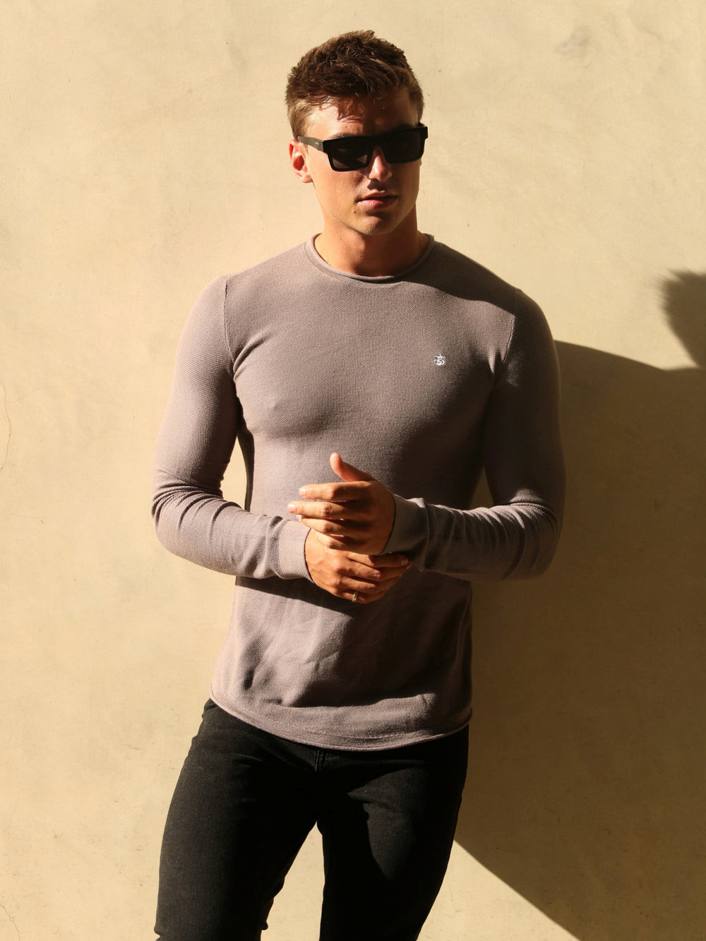 Blakely Mason Knit Jumper Lilac | HSTOPNQ-24