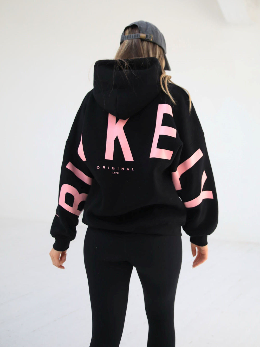 Blakely Members Isabel Oversized Hoodie Schwarz Rosa | DGEZPNM-49
