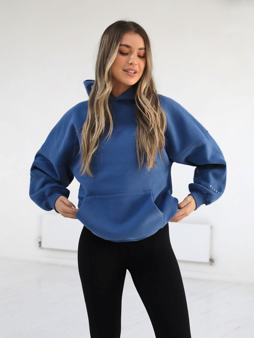Blakely Members Isabel Oversized Hoodie Blau | GJOULPF-26