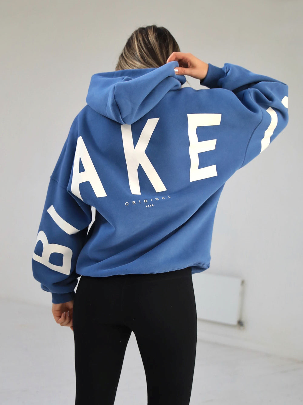 Blakely Members Isabel Oversized Hoodie Blau | GJOULPF-26