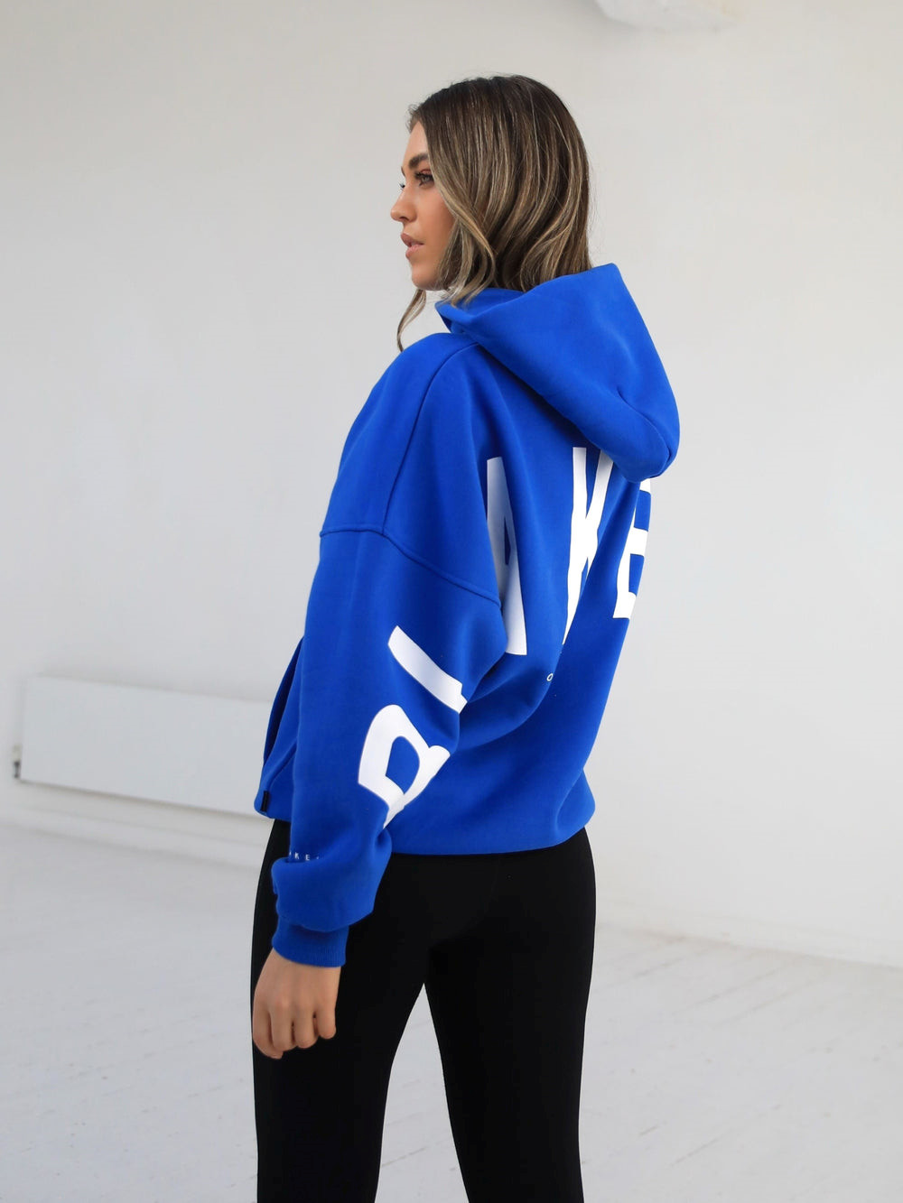 Blakely Members Isabel Oversized Hoodie Blau | VTQZERF-43