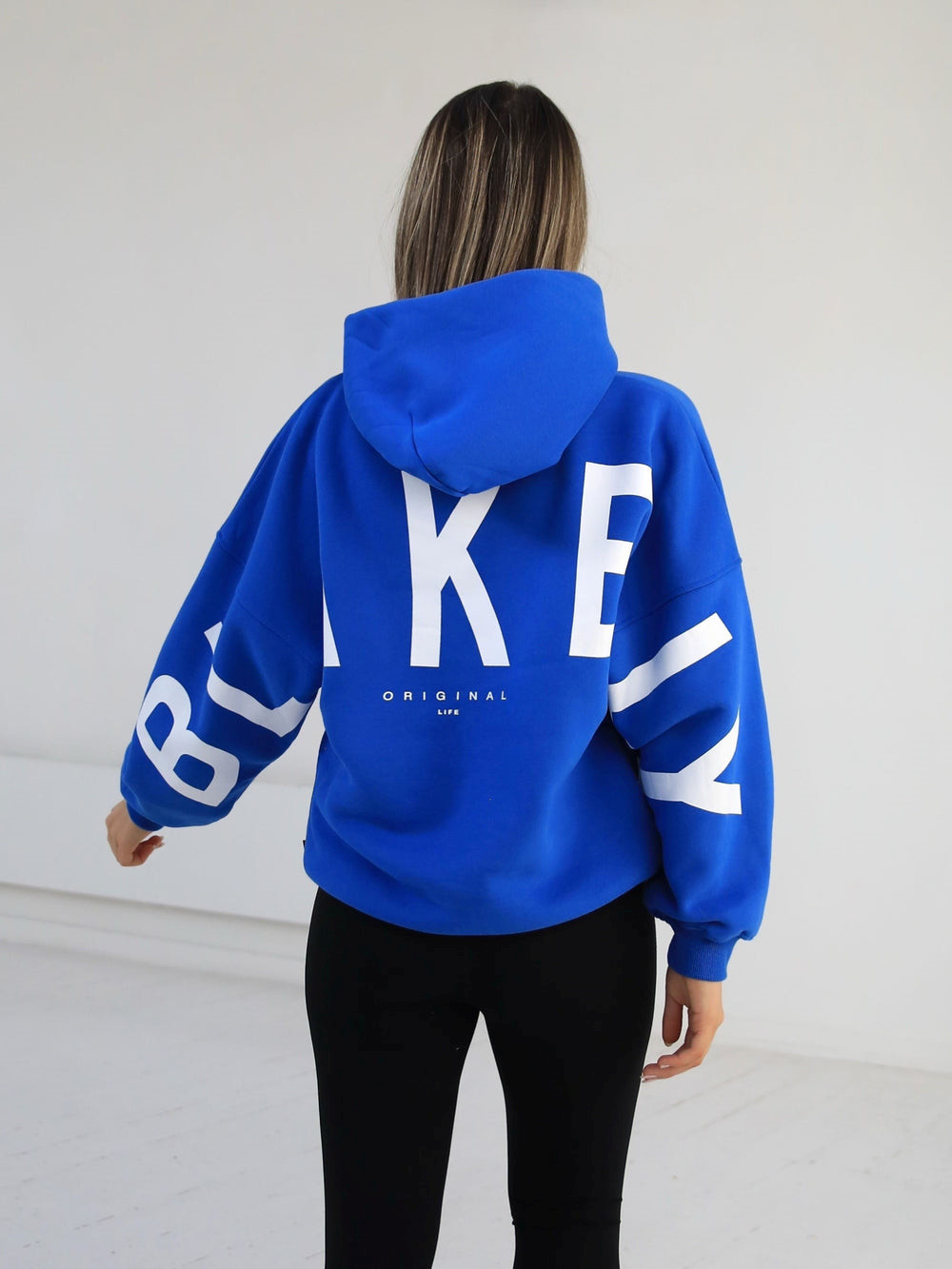Blakely Members Isabel Oversized Hoodie Blau | VTQZERF-43