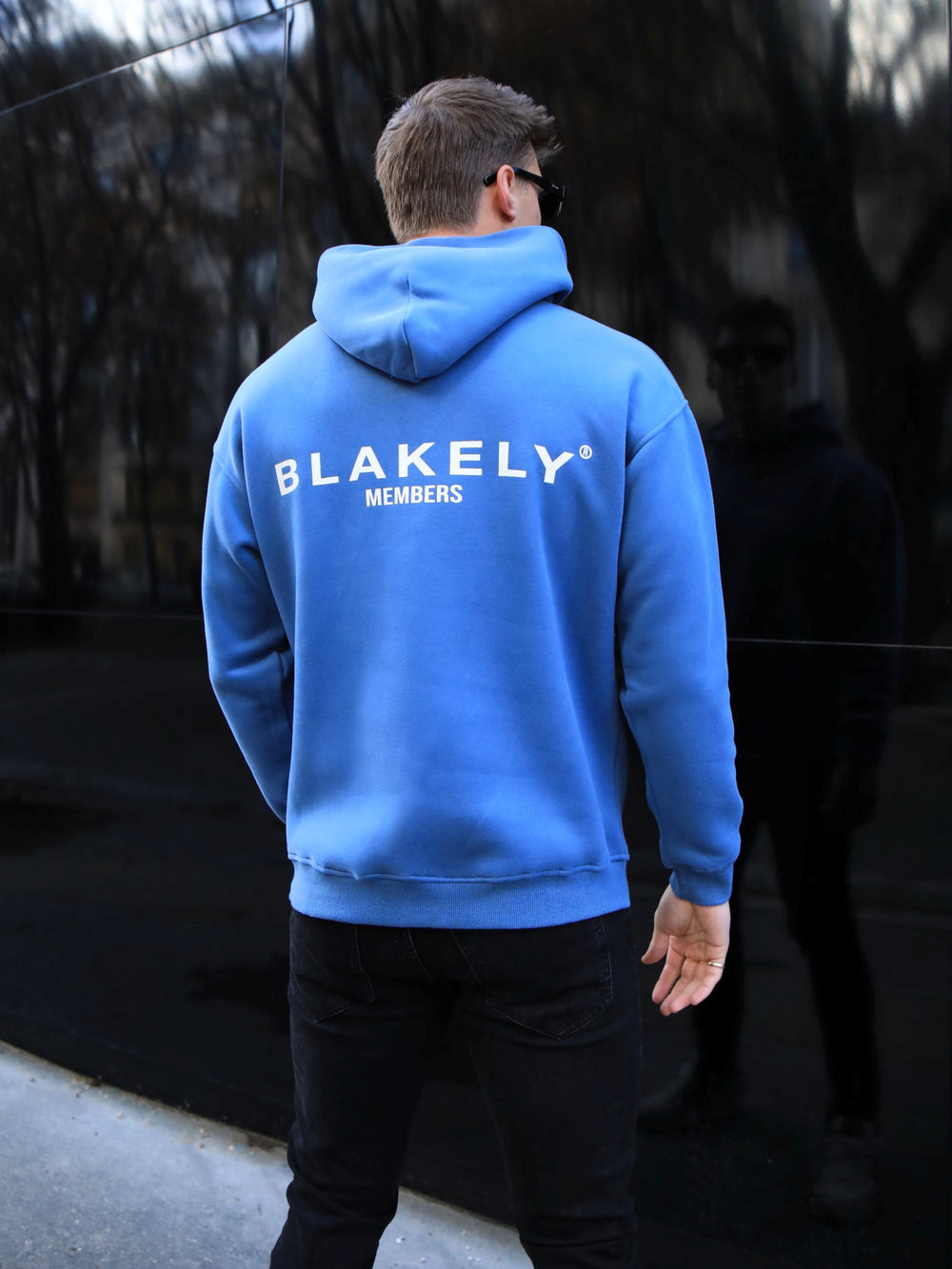 Blakely Members Relaxed Hoodie Blau | UFWYPTV-93