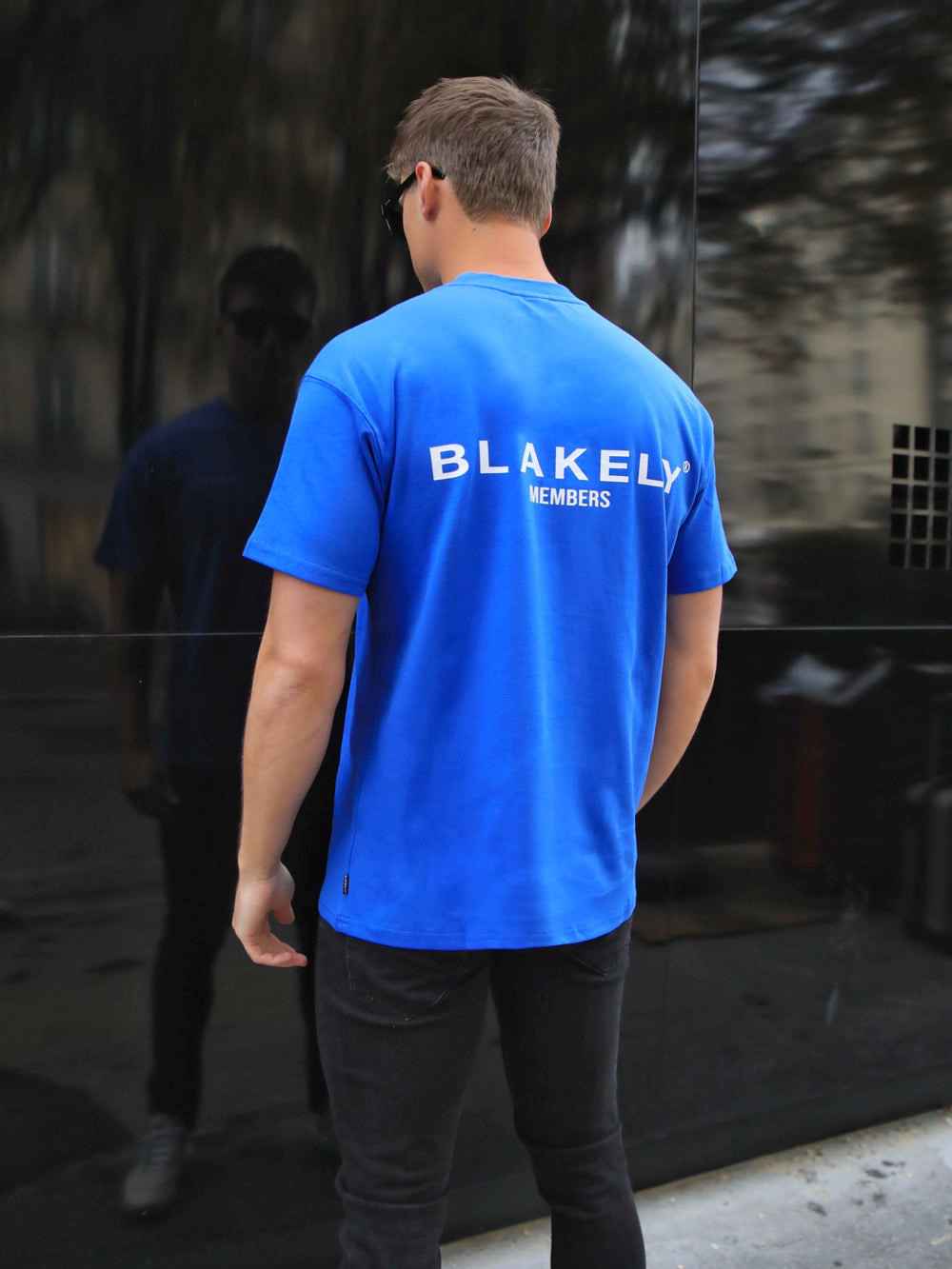 Blakely Members Relaxed T-Shirt Blau | XWHZVPI-84
