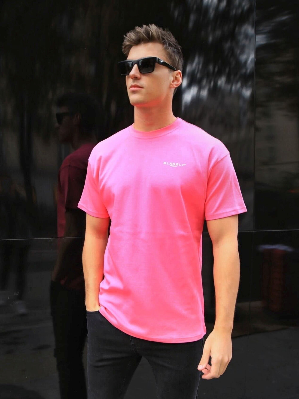 Blakely Members Relaxed T-Shirt Rosa | BDPSYZM-18