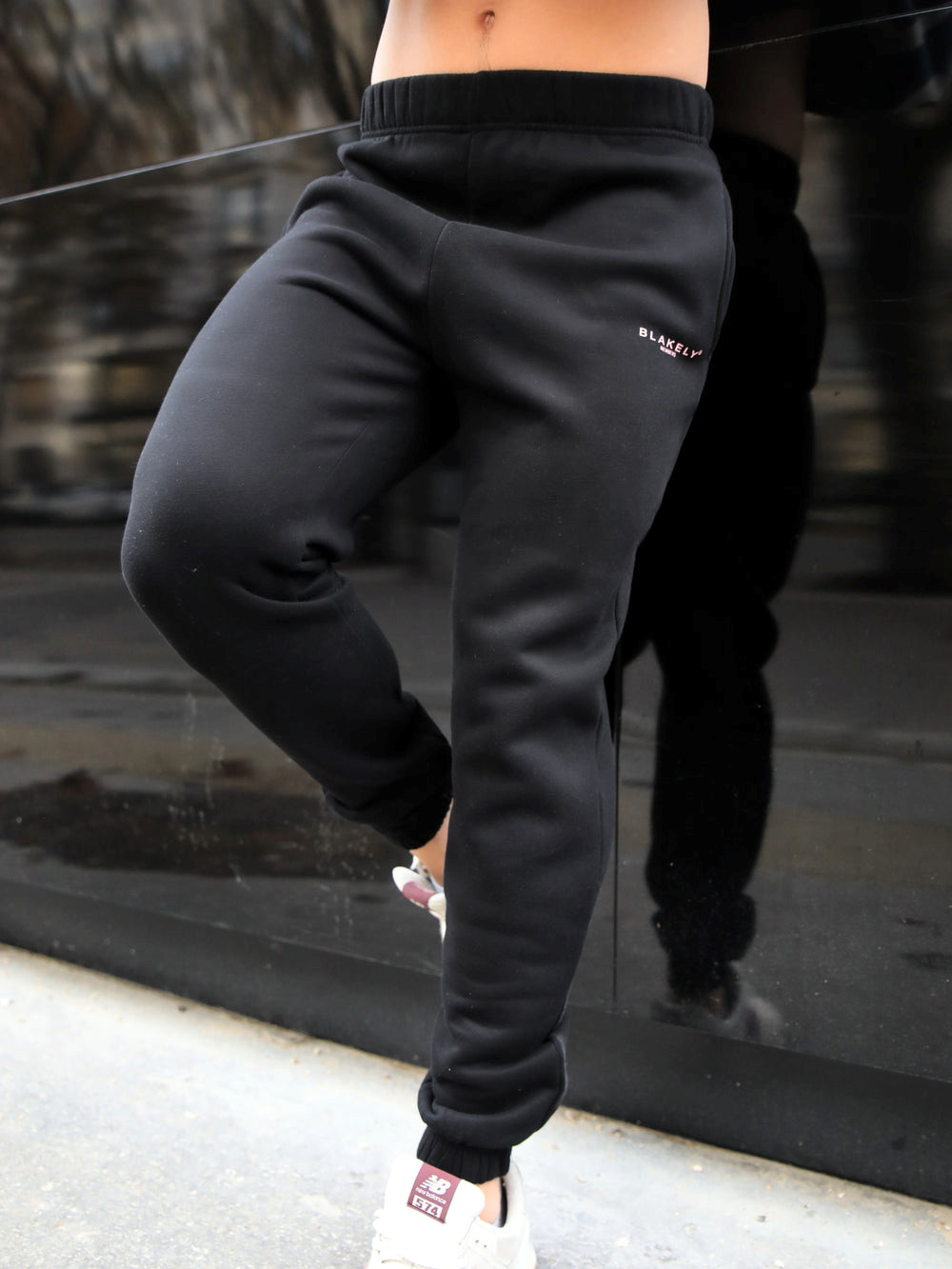 Blakely Members Sweatpants Schwarz Rosa | VTLOZRH-04