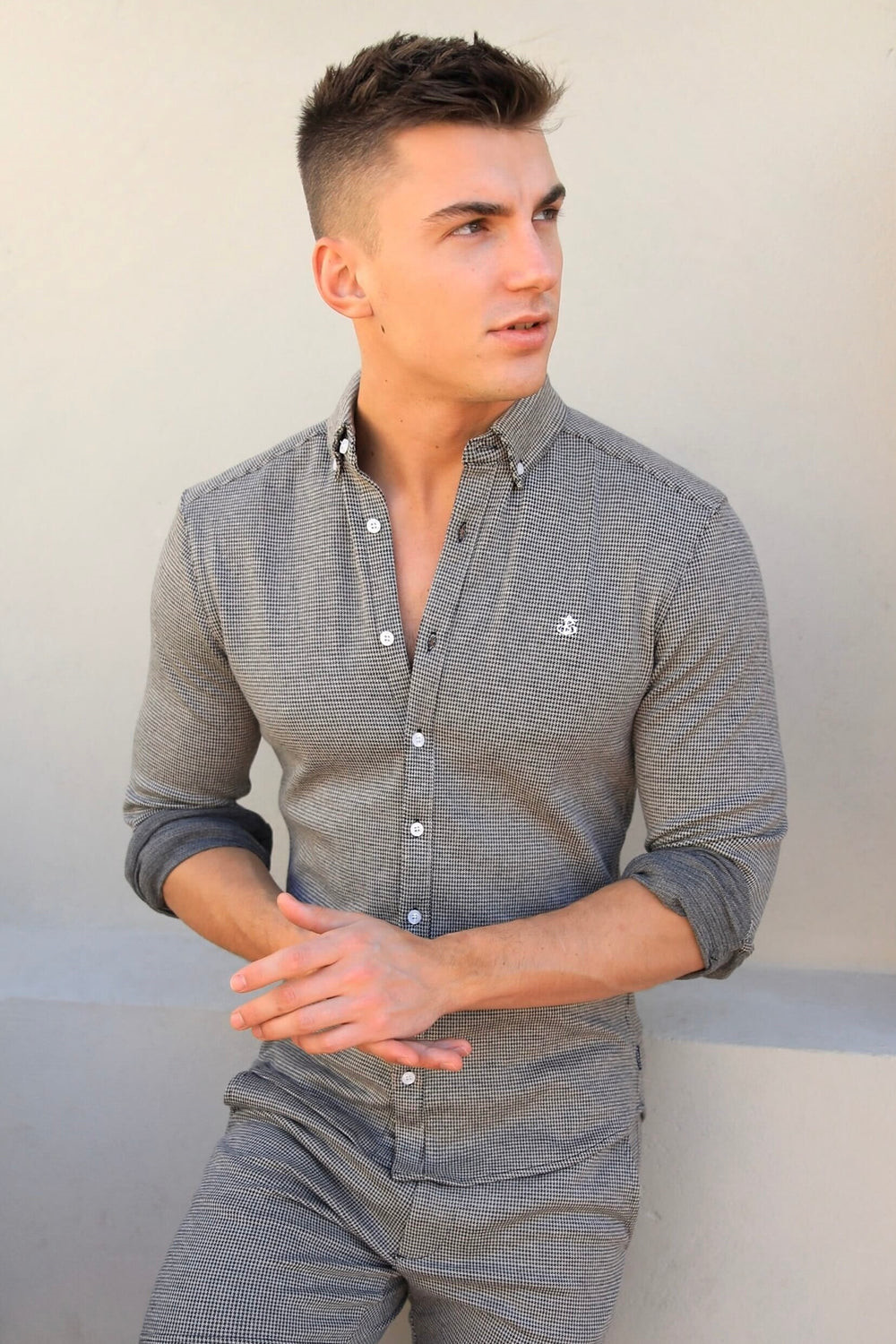Blakely Midar Check Shirt Gold | XEQZOMS-96