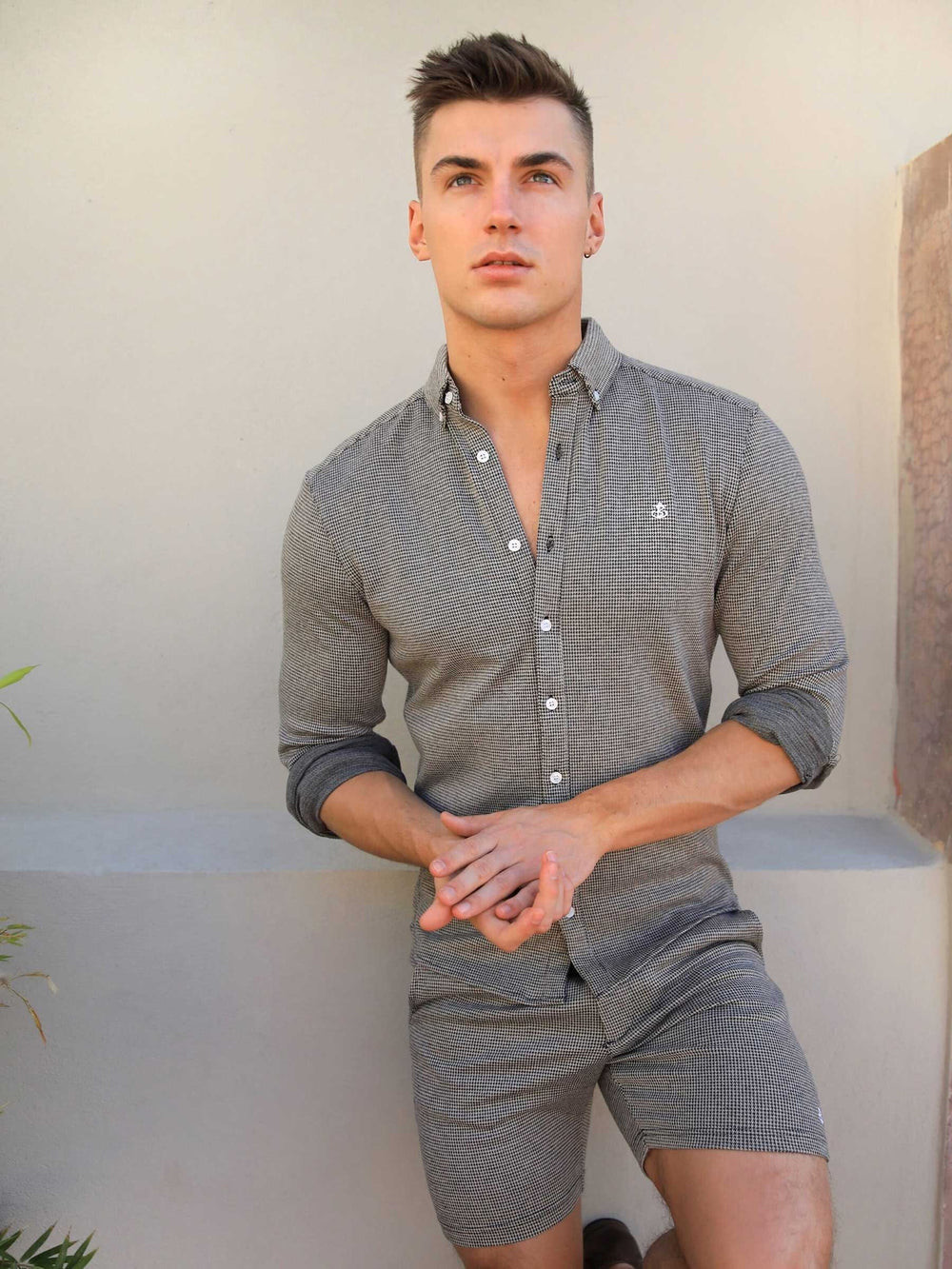 Blakely Midar Check Shirt Gold | XEQZOMS-96