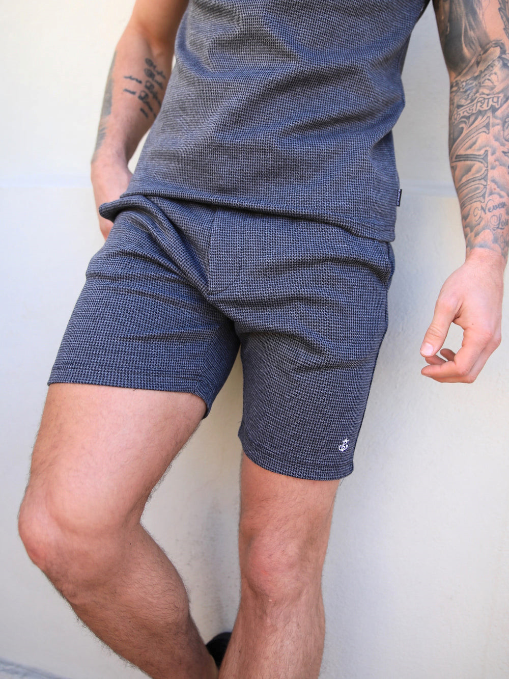 Blakely Midar Check Shorts Dunkelgrau | EQJSGUF-51