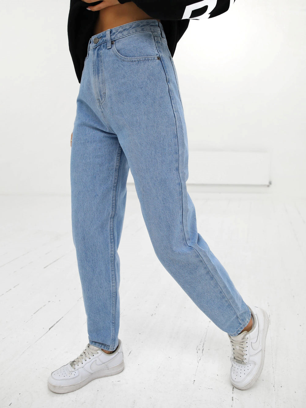 Blakely Mom Jeans Blau | WFYUXHK-13