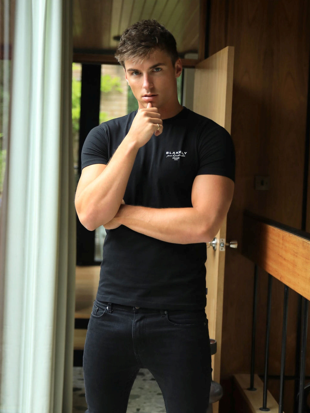 Blakely Monaco T-Shirt Schwarz | CINGJHR-31