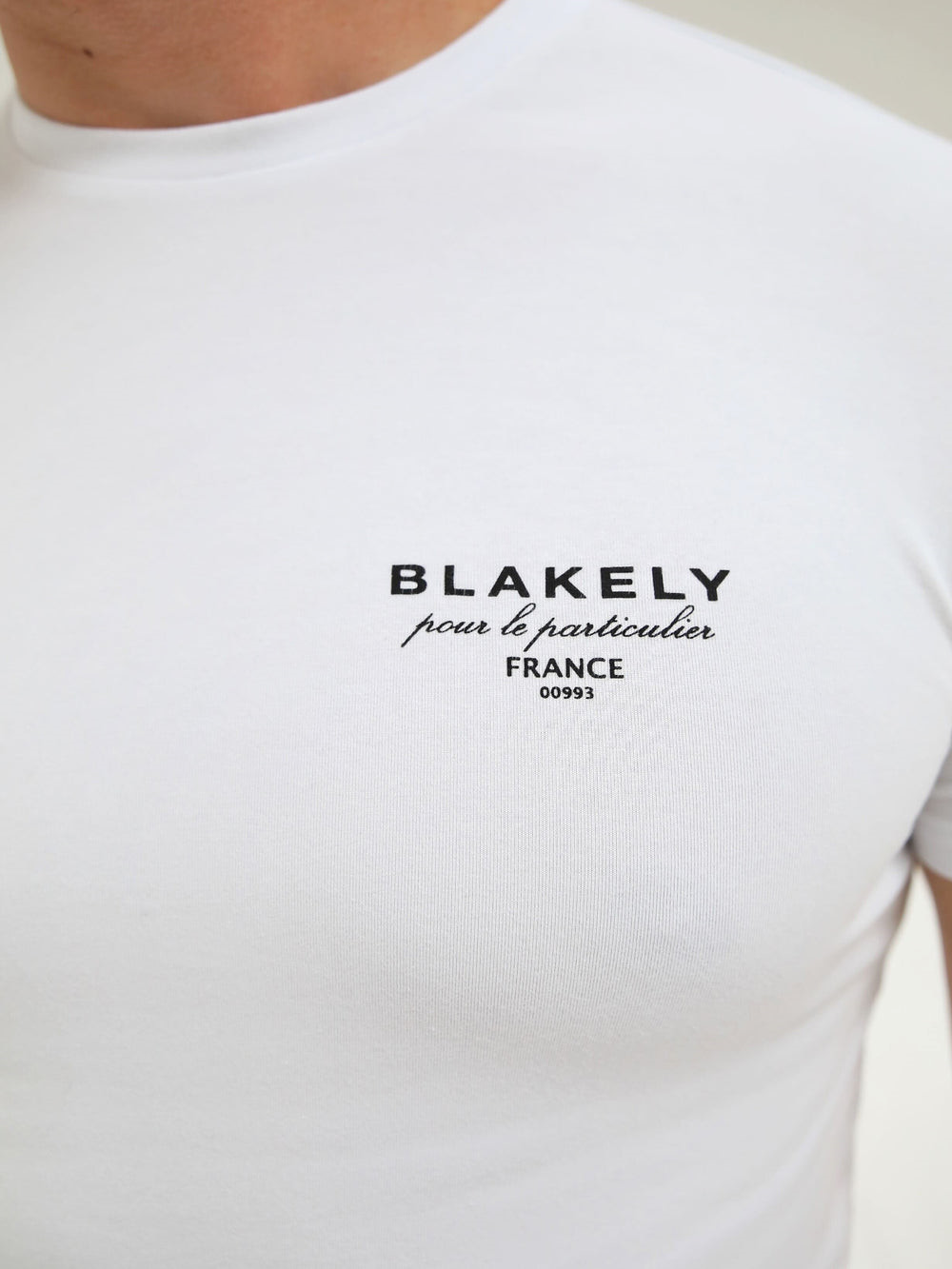 Blakely Monaco T-Shirt White/Black | DNXOTCH-34
