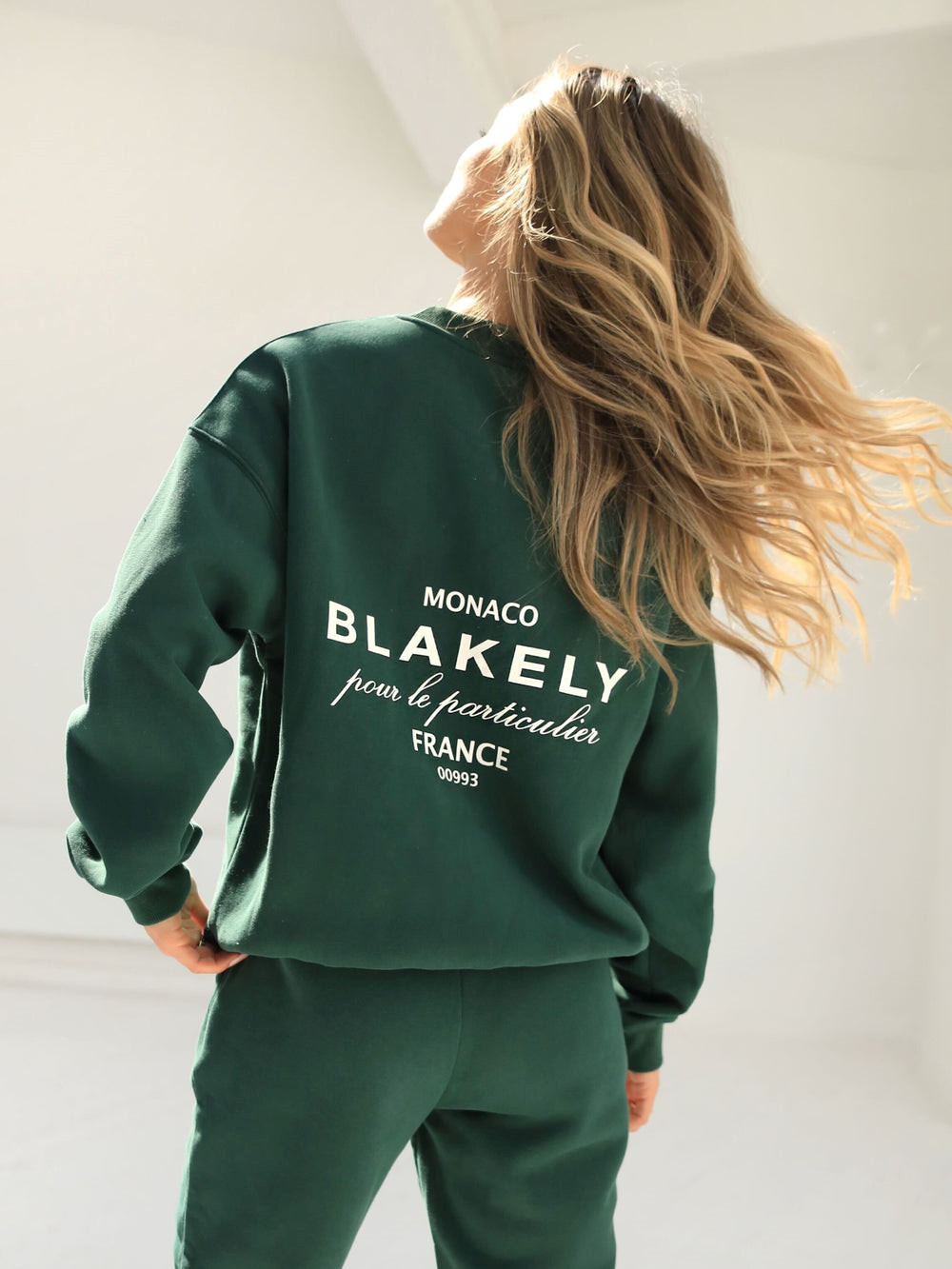Blakely Monaco Women\'s Jumper Dunkelgrün | RSLZVPY-75