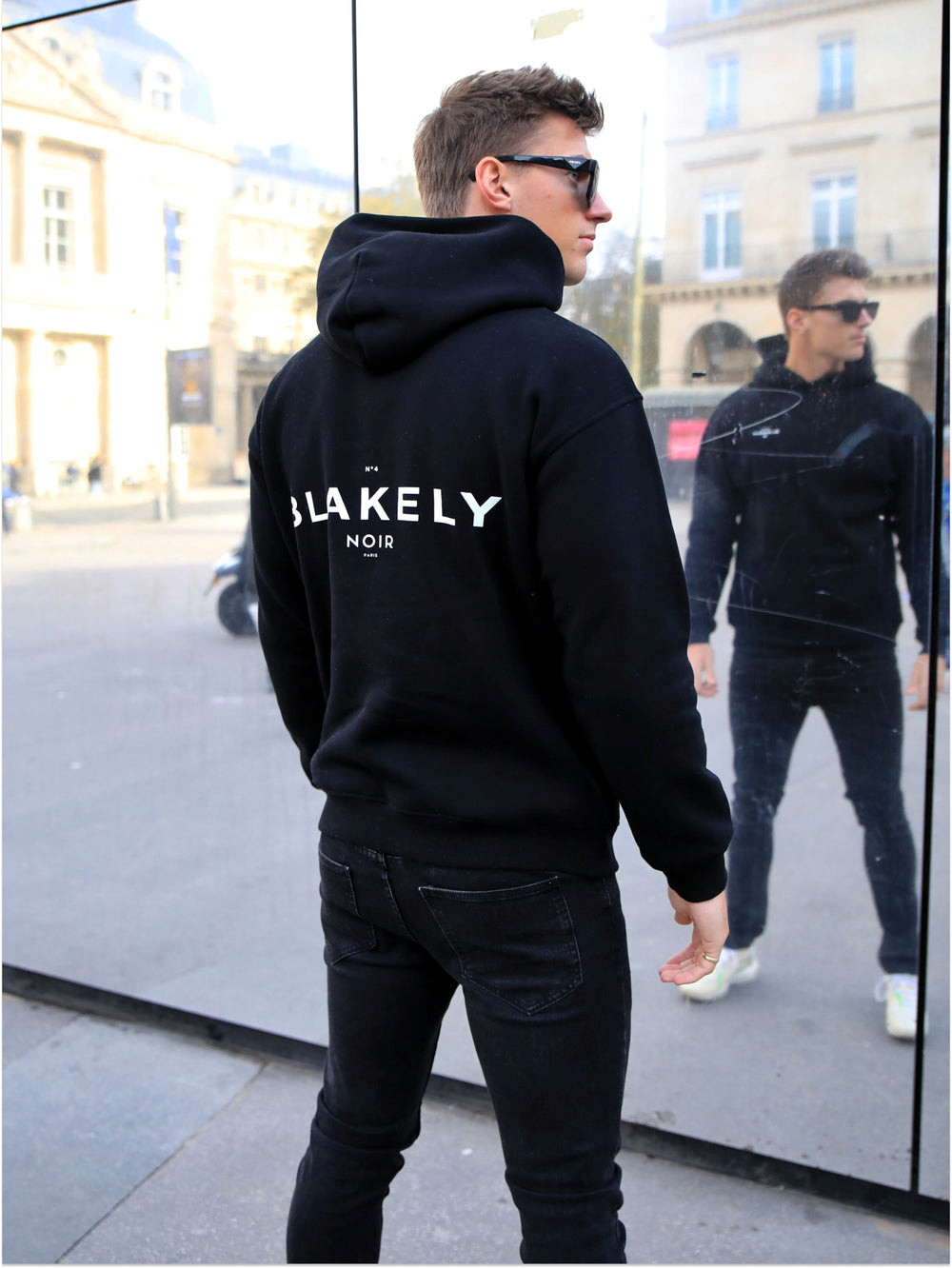Blakely Noir II Relaxed Hoodie Schwarz | NOHLQZT-85