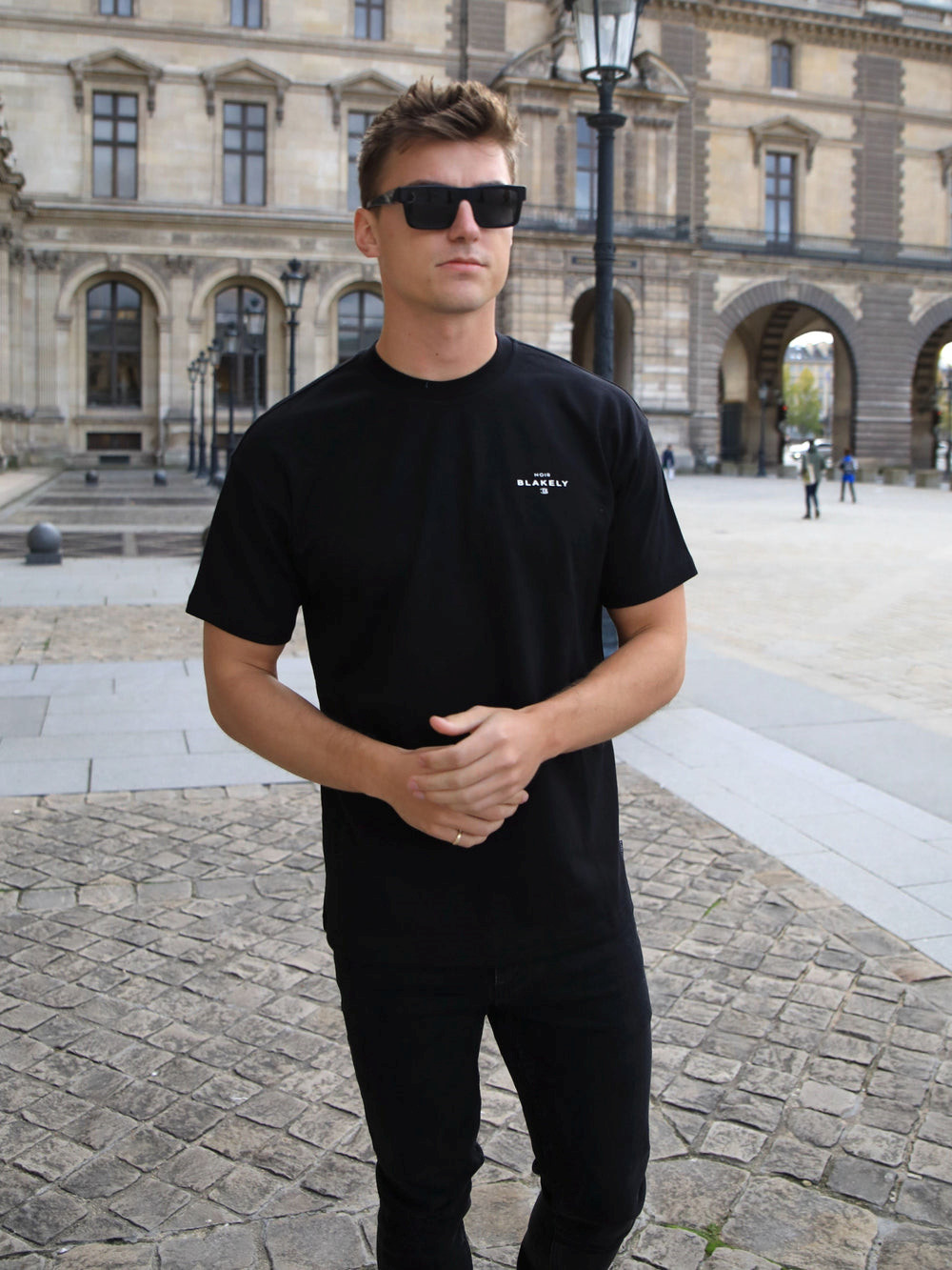 Blakely Noir II Relaxed T-Shirt Schwarz | VADMJSE-54