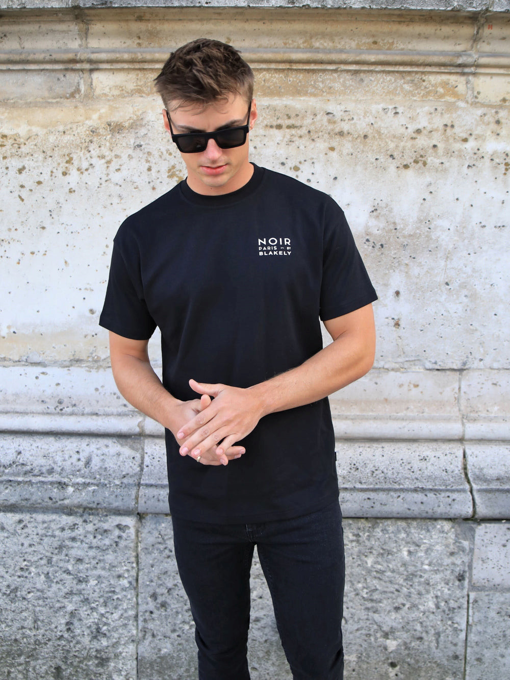 Blakely Noir Relaxed T-Shirt Schwarz | JEYRKCT-79