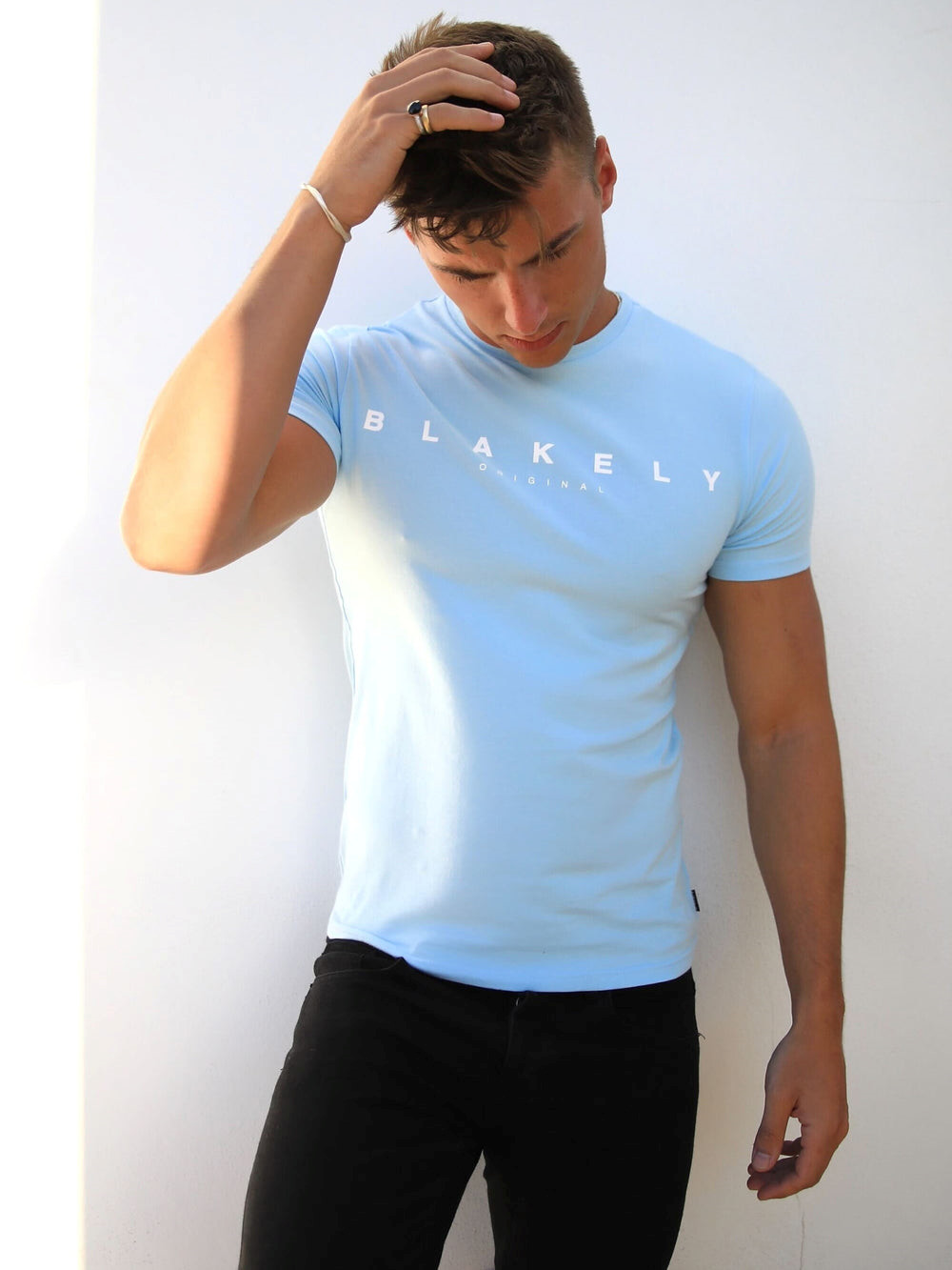 Blakely Ocean T-Shirt Hellblau | TMVHBNF-10