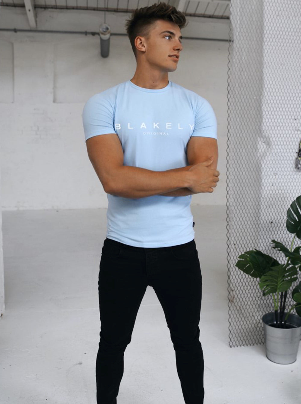 Blakely Ocean T-Shirt Hellblau | TMVHBNF-10