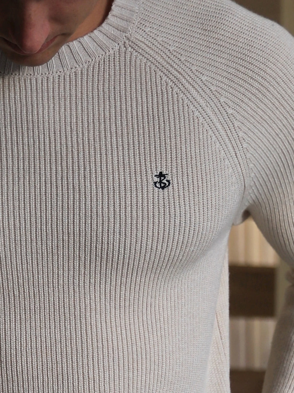 Blakely Olton Knit Jumper Beige | BIJWKGO-32