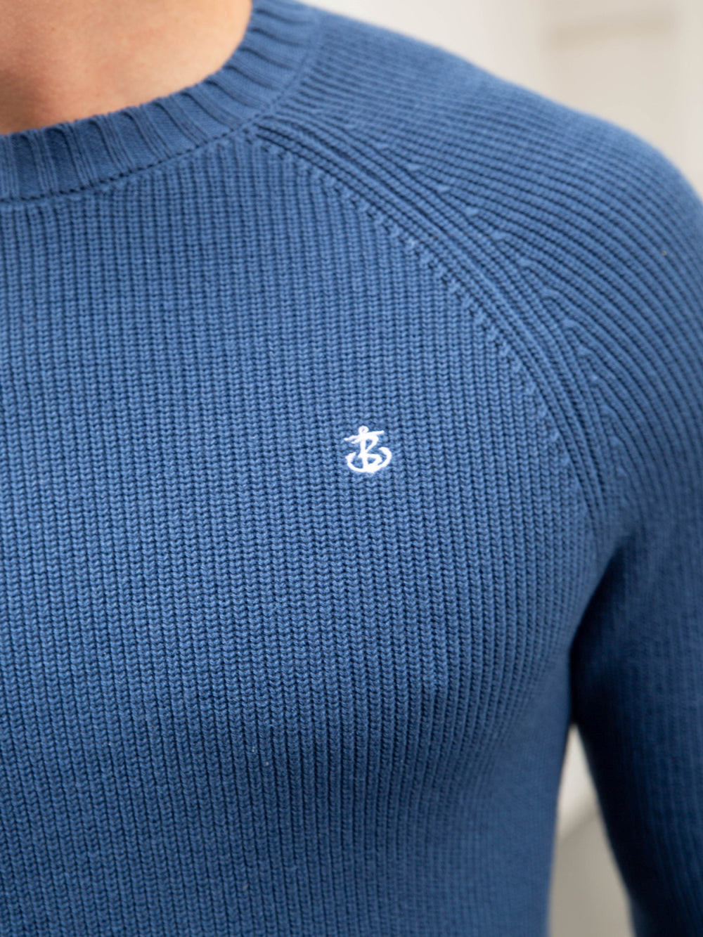 Blakely Olton Knit Jumper Blau | RQMPWAS-34
