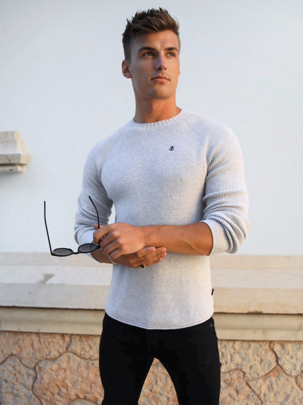 Blakely Olton Knit Jumper Weiß | YQXHDUN-41