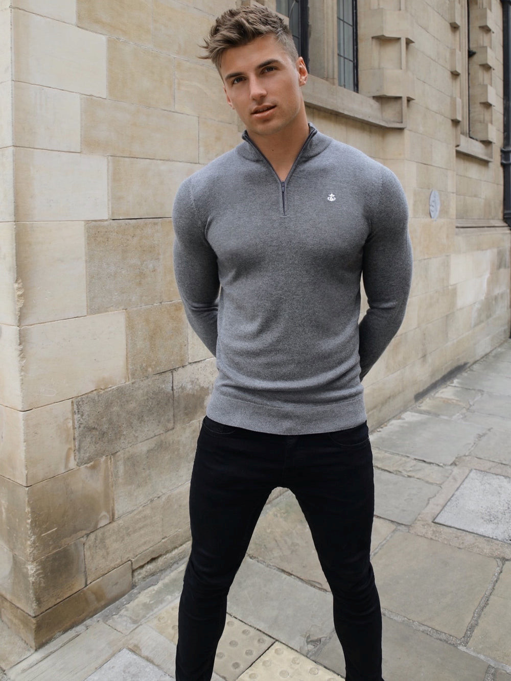 Blakely Oxbridge Jumper Charcoal | TYSXCHP-52