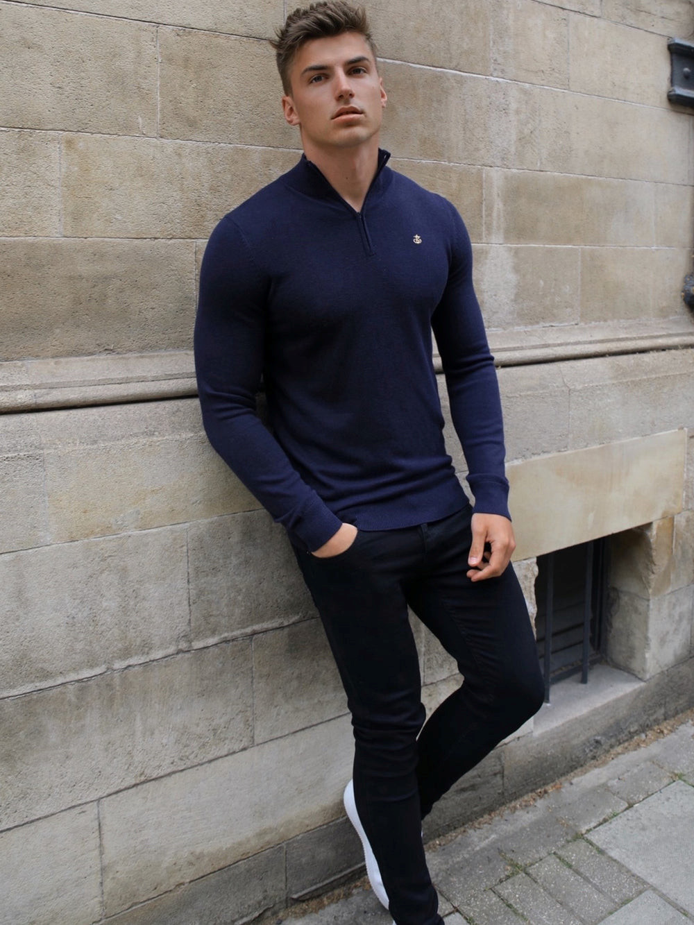 Blakely Oxbridge Jumper Navy | KAIVCOE-24