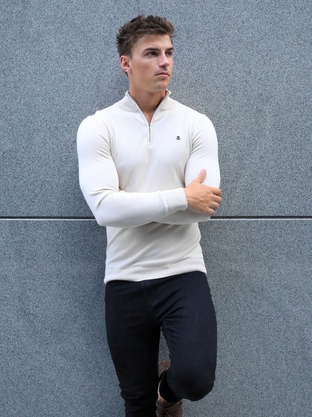 Blakely Oxbridge Jumper Weiß | AXLMYUZ-67