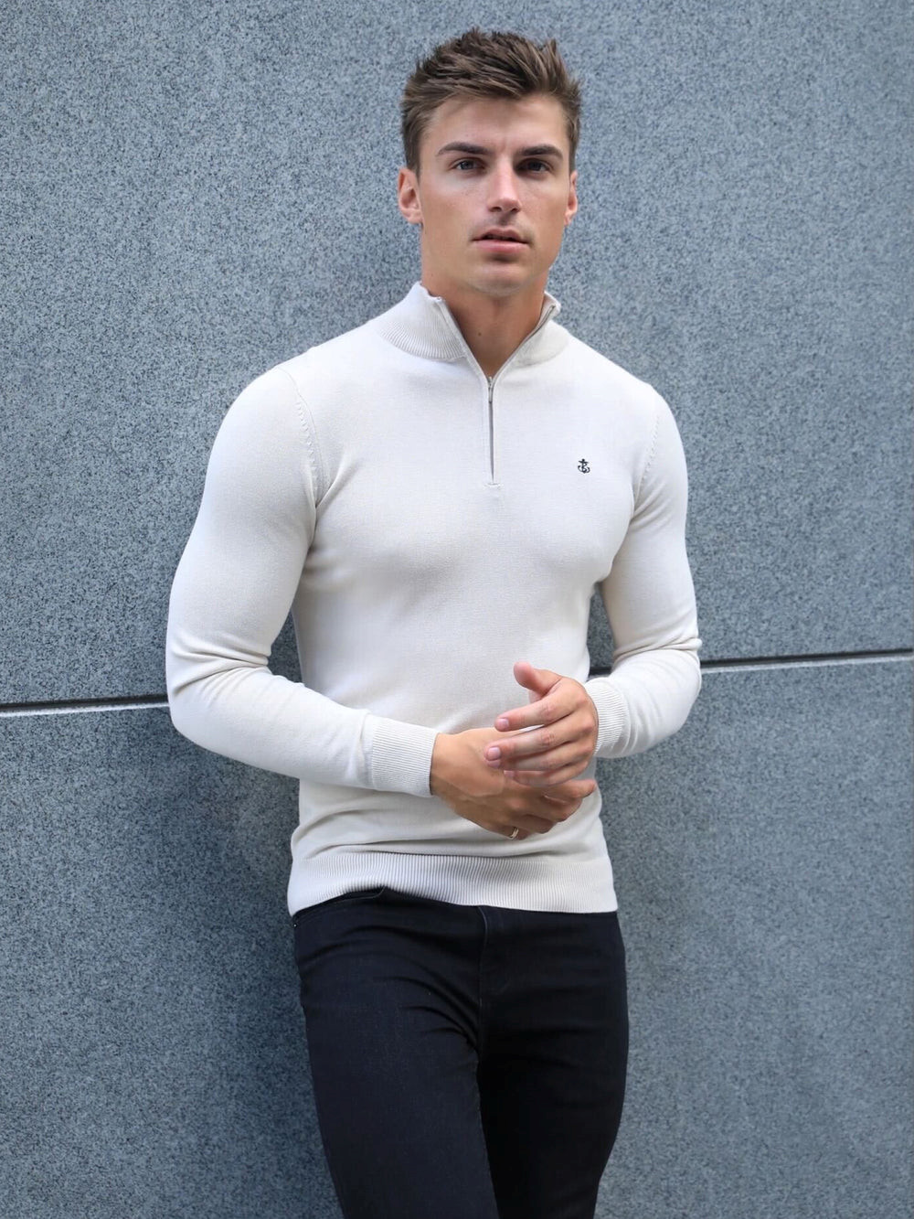 Blakely Oxbridge Jumper Weiß | AXLMYUZ-67