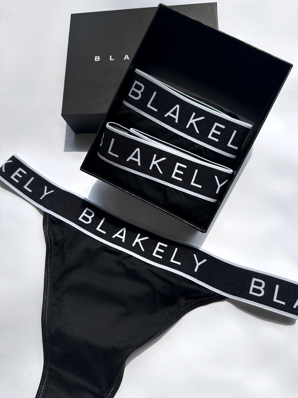 Blakely Phoebe Thong 3 Pack Schwarz | DMRPTXV-51