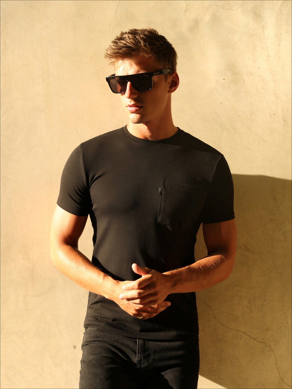 Blakely Pocket T-Shirt Schwarz | EFWLBXY-06