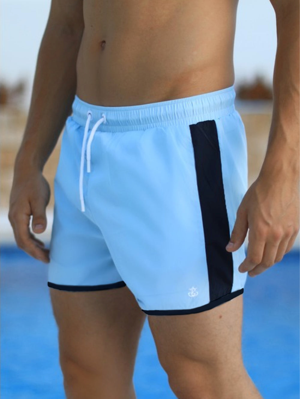 Blakely Poso Swim Shorts Hell | NTCJXPO-12