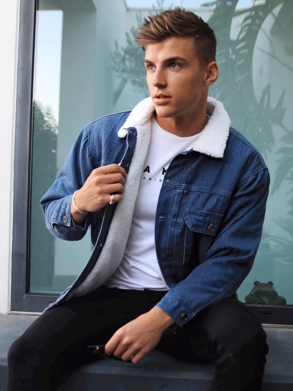 Blakely Raleigh Denim Jacket Blau | TOPEKBV-54