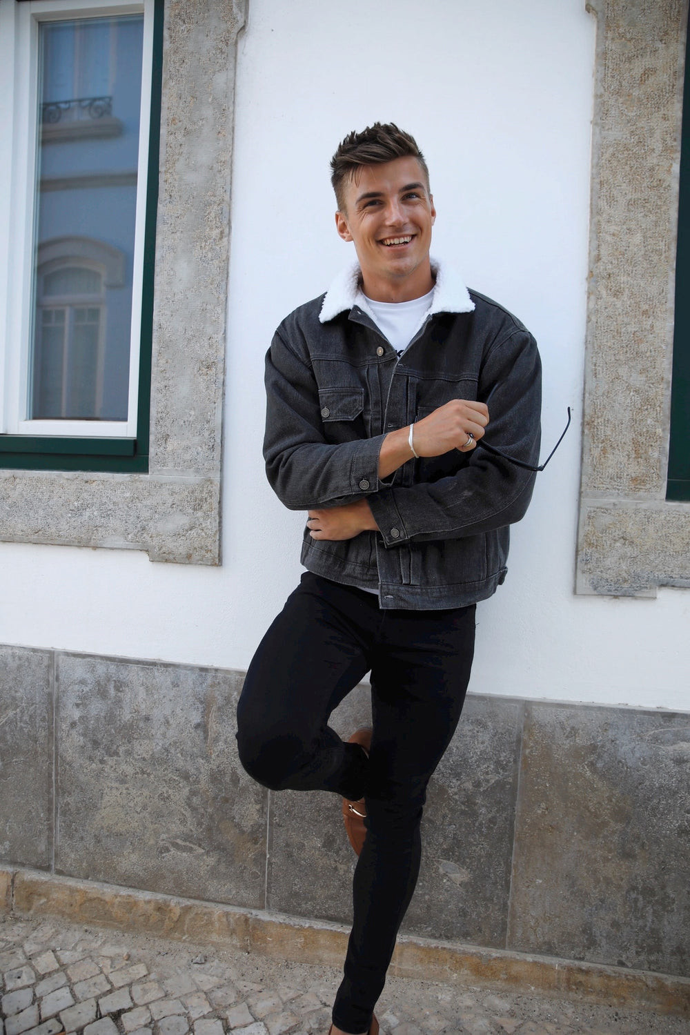 Blakely Raleigh Denim Jacket Grau | SQMVOHA-50