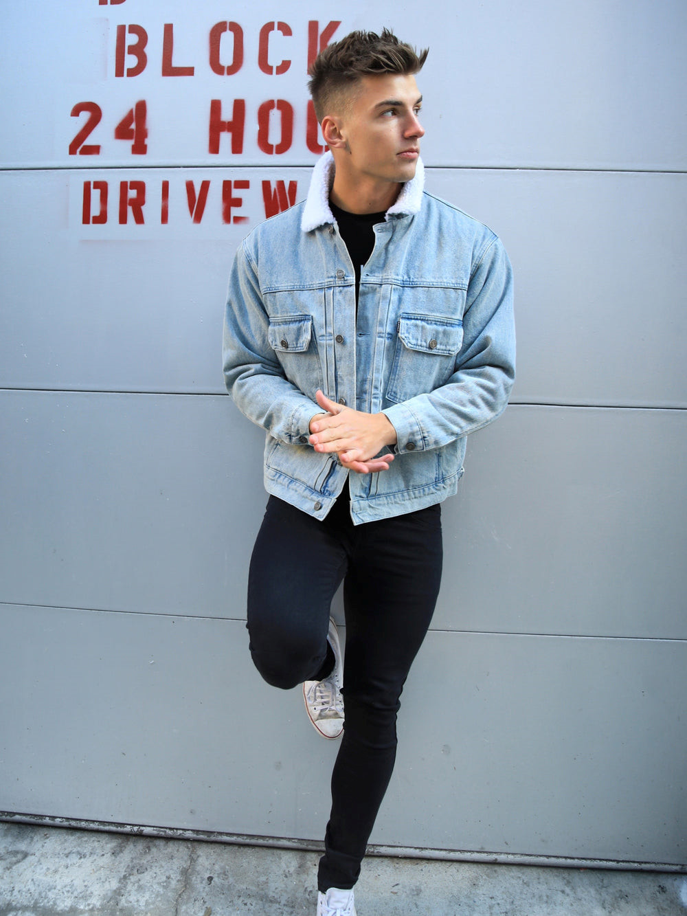Blakely Raleigh Denim Jacket Hellblau | DOYXSQK-23