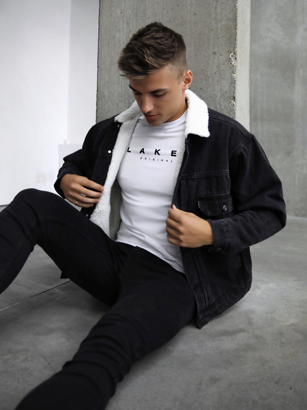 Blakely Raleigh Denim Jacket Schwarz | IMFQZUK-70