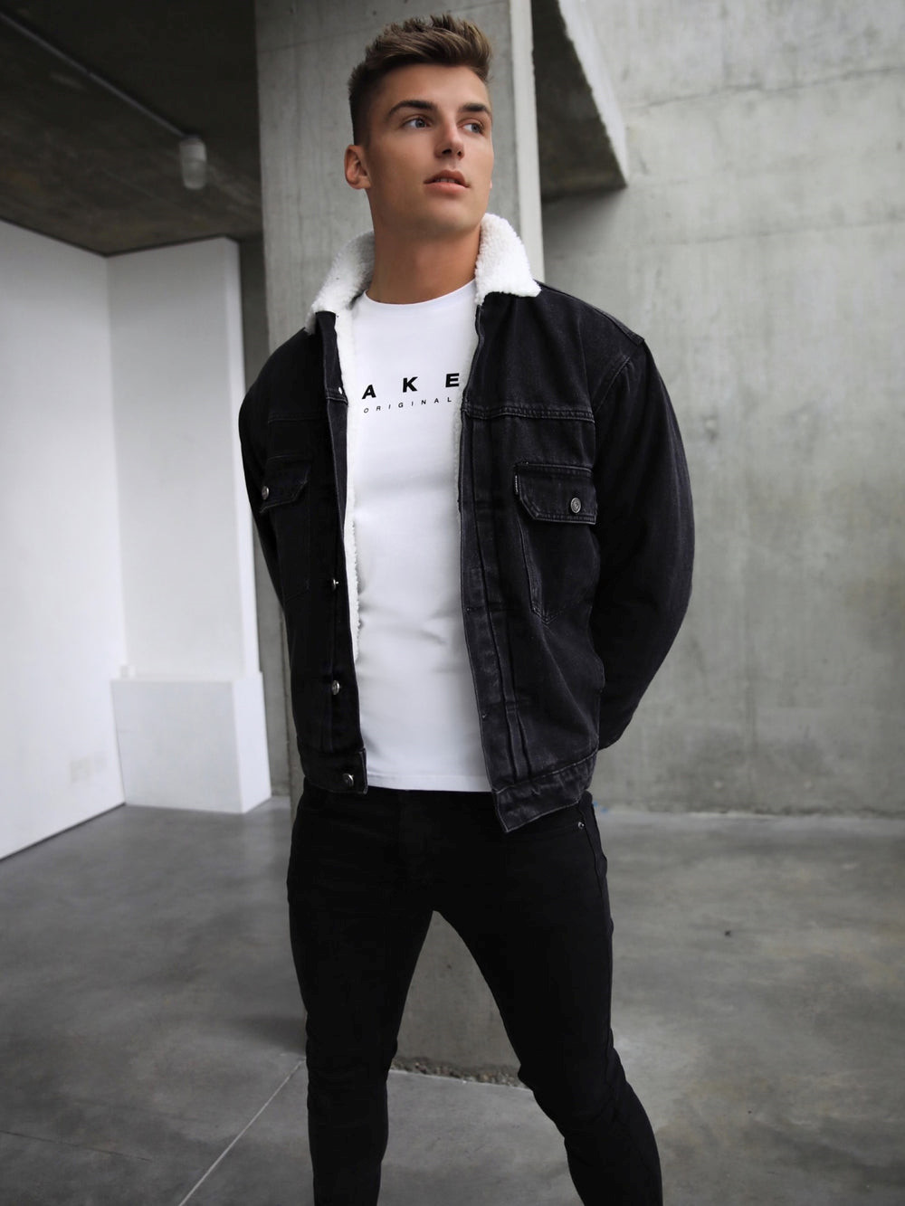 Blakely Raleigh Denim Jacket Schwarz | IMFQZUK-70