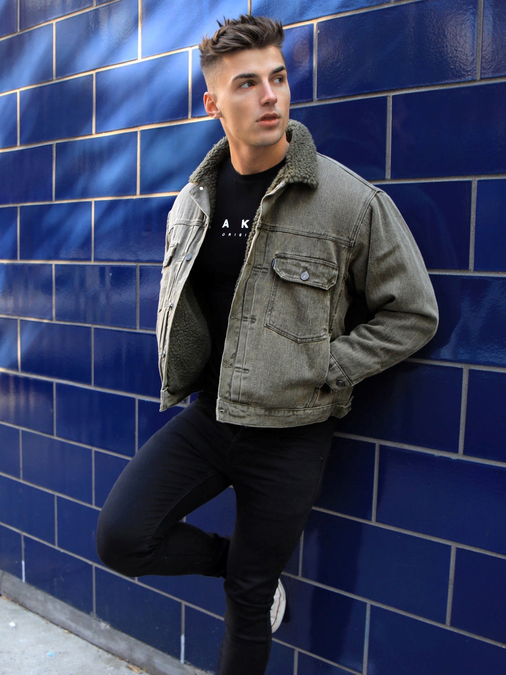 Blakely Rapha Denim Jacket Grün | SFGHILA-30