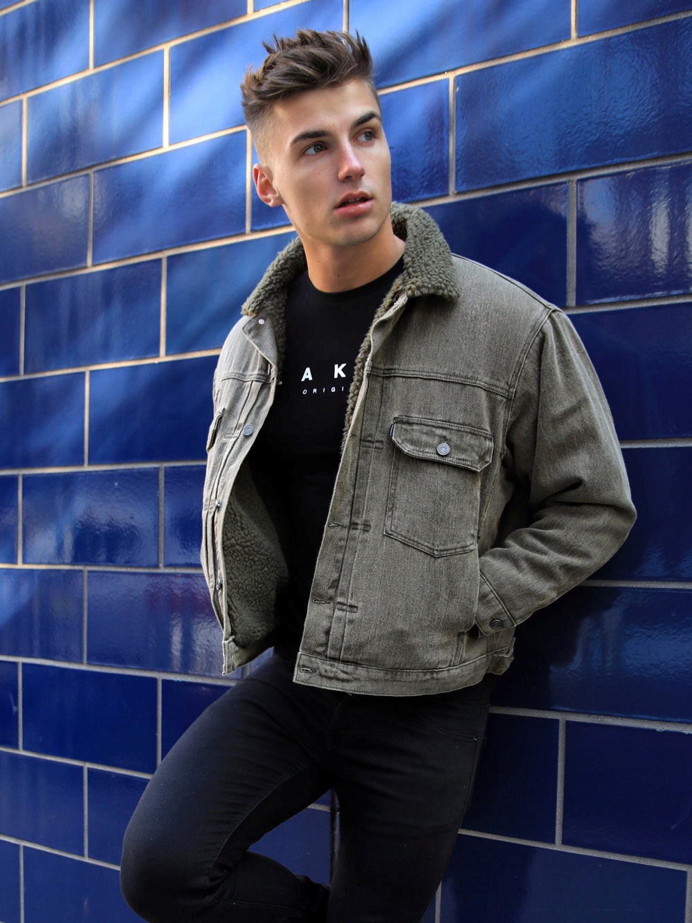 Blakely Rapha Denim Jacket Grün | SFGHILA-30