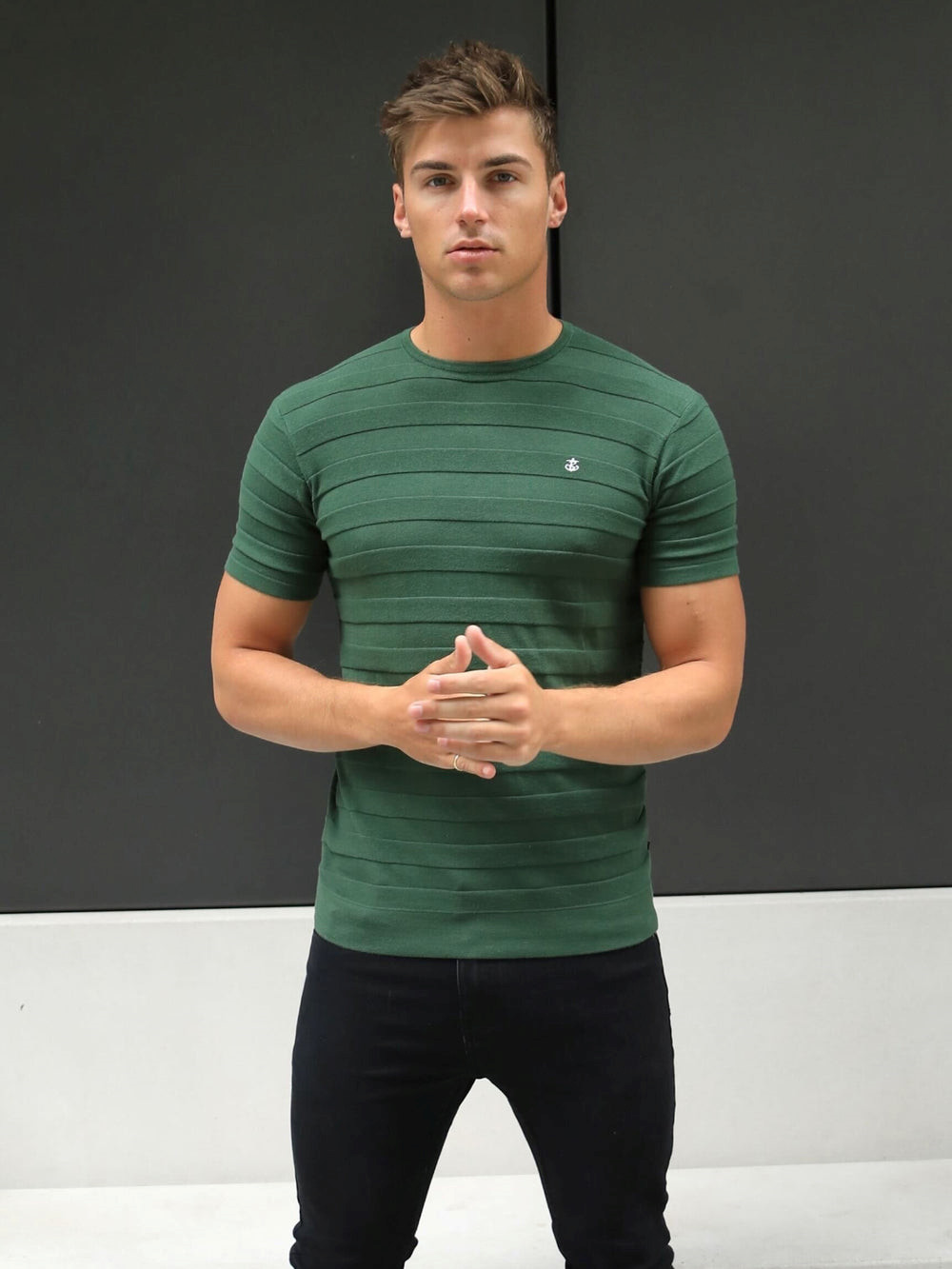 Blakely Raphello Stripe T-Shirt Grün | PFCVTSR-14