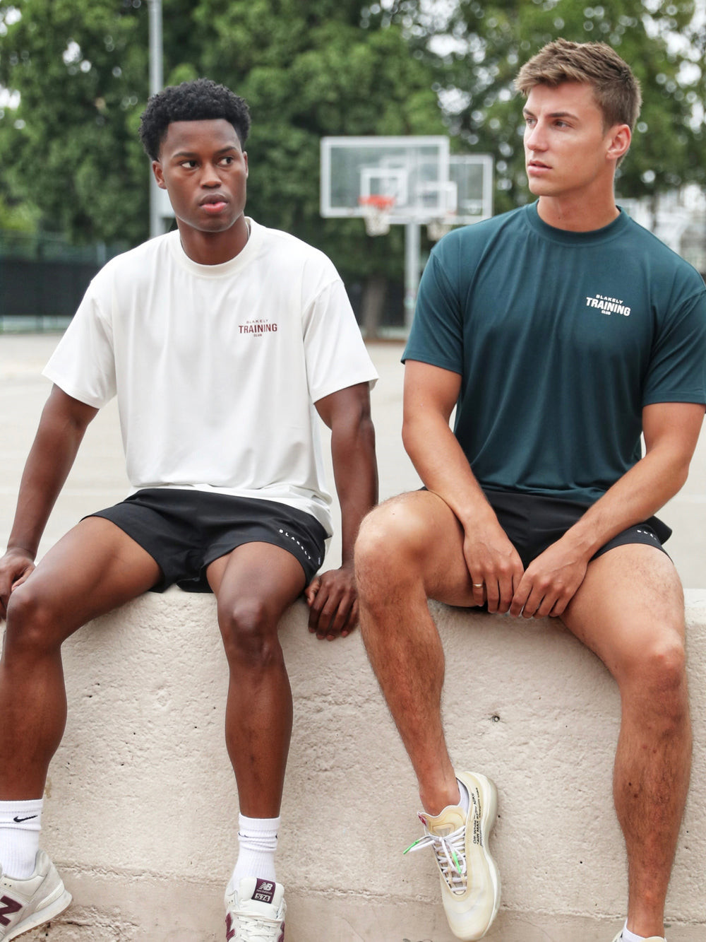 Blakely Relaxed Training T-Shirt Grün | HBLCUET-07