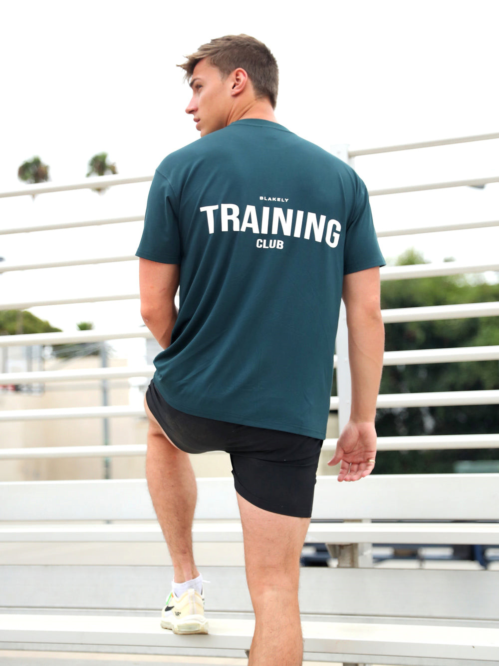 Blakely Relaxed Training T-Shirt Grün | HBLCUET-07