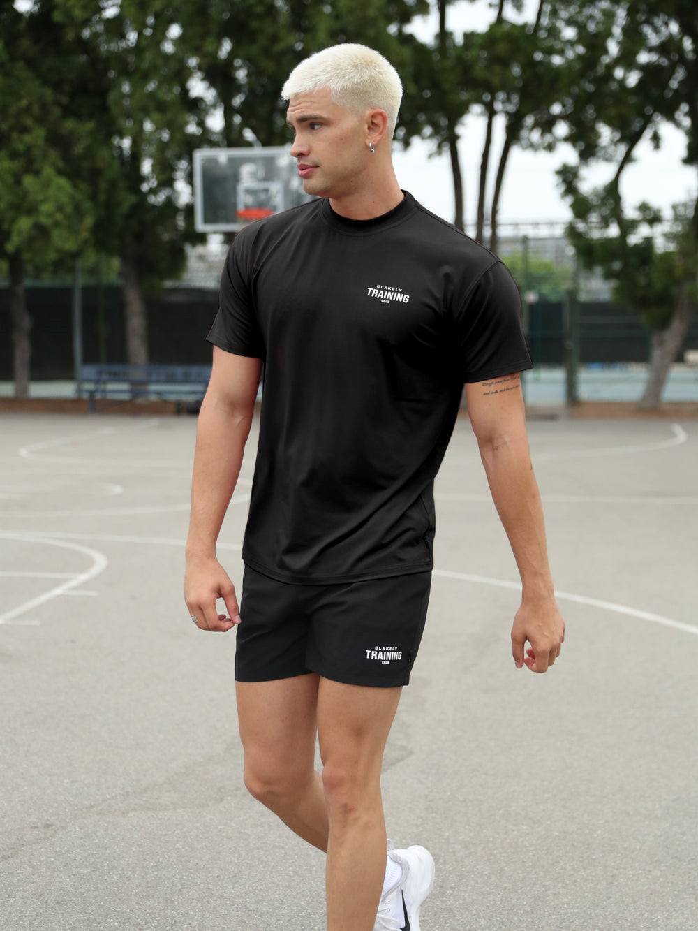 Blakely Relaxed Training T-Shirt Schwarz | LCRVFQT-45