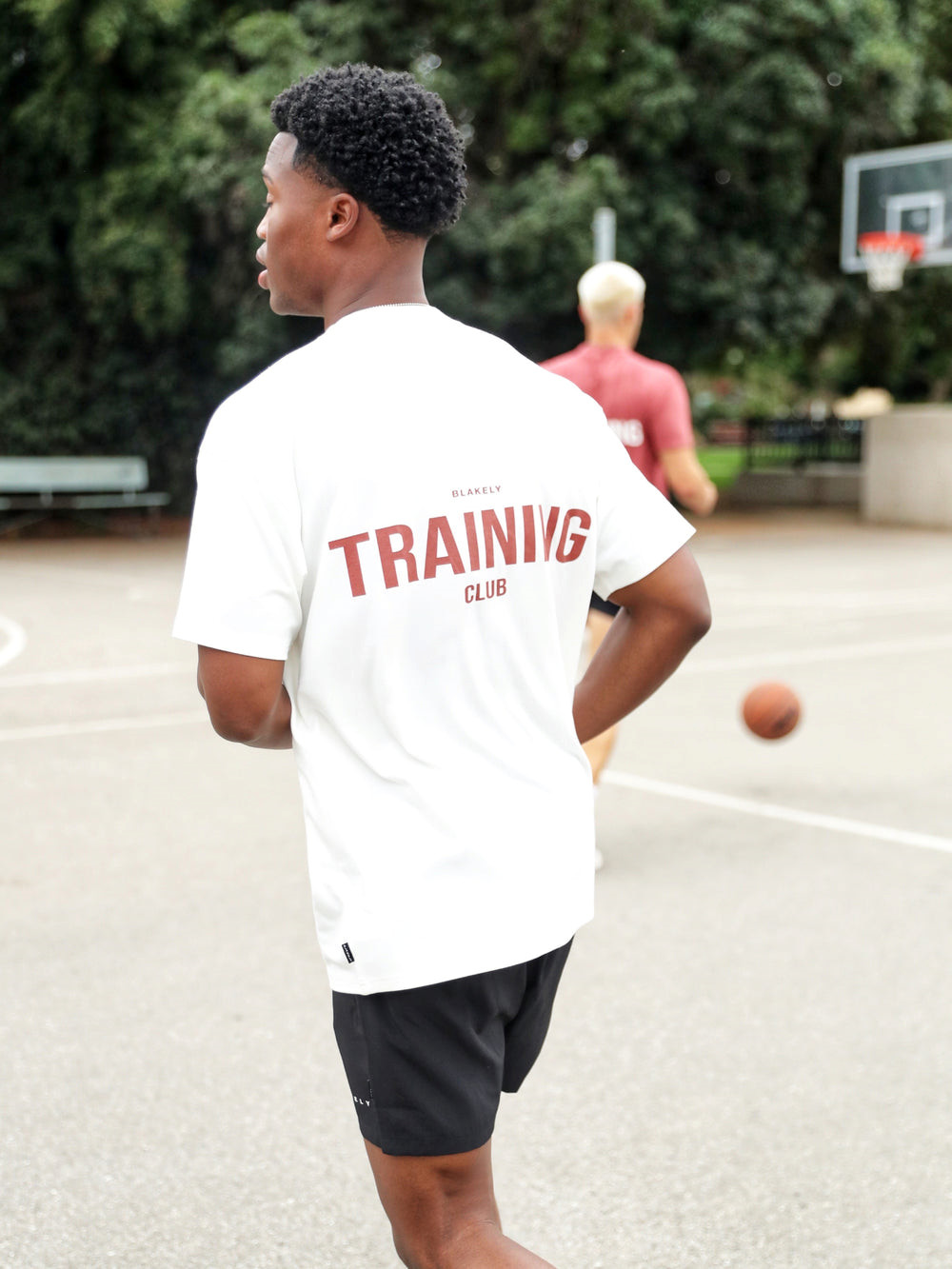 Blakely Relaxed Training T-Shirt Weiß | FYDTNRW-47